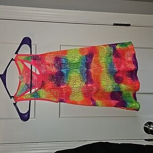 🩷OP Beautiful girls youth swim cover up  med sz 7/8💜